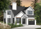 Vue avant - MODÈLE DE BASE - Maison avec garage, 3 chambres + un bureau, suite parentale à l'étage, foyer au bois et garage simple - Léana 2