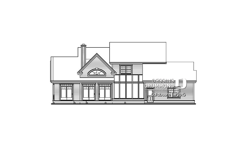 Élévation arrière - Goldbourn