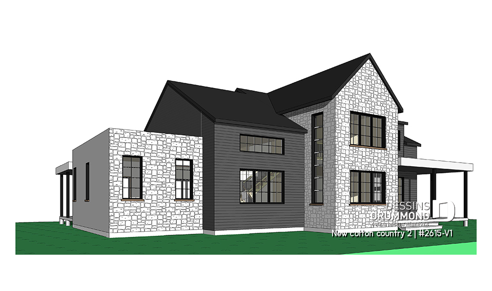 Élévation gauche - New cotton country 2