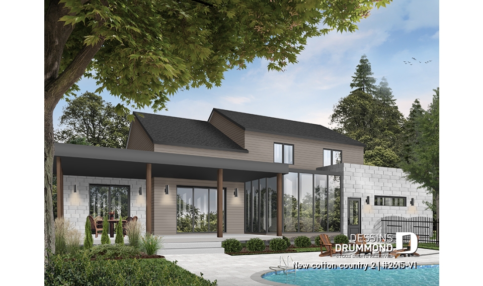 Version couleur no. 1 - Vue arrière - New cotton country 2