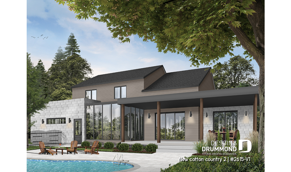 Version couleur no. 1 - Vue arrière - New cotton country 2