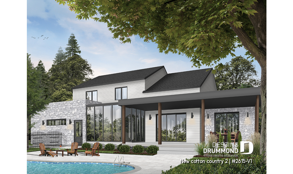 Version couleur no. 3 - Vue arrière - New cotton country 2