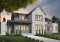 Version couleur no. 5 - Vue avant - Plan de maison 4 chambres, style farmhouse américain, bureau à domicile, superbe terrasse, foyer, garde-manger - New cotton country 2