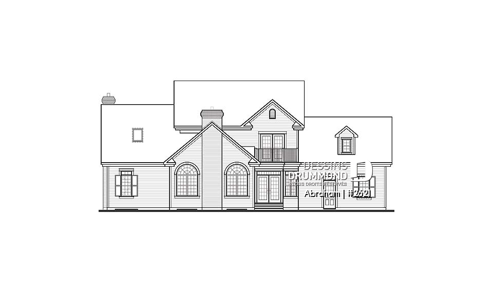 Élévation arrière - Abraham