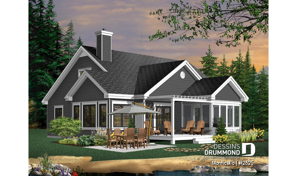 Vue arrière - MODÈLE DE BASE - Monticello