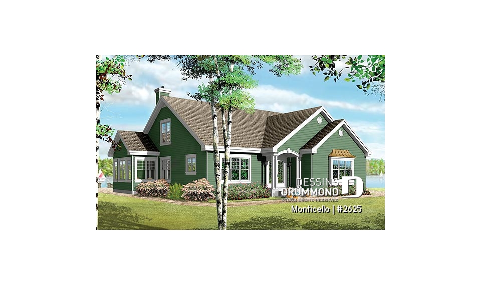 Vue avant - MODÈLE DE BASE - Monticello
