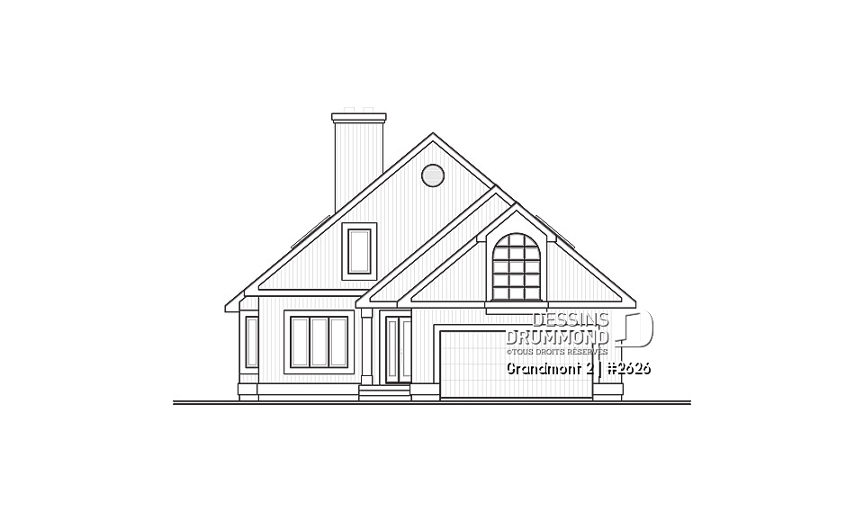 Élévation avant - Grandmont 2