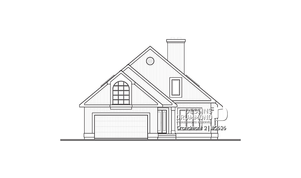 Élévation avant - Grandmont 2