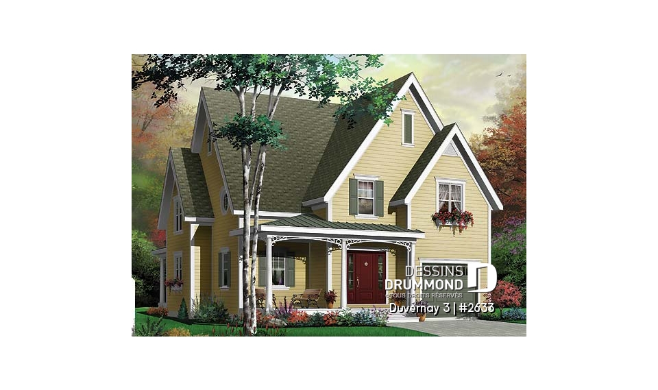 Vue avant – Modèle ORIGINAL - Duvernay 3