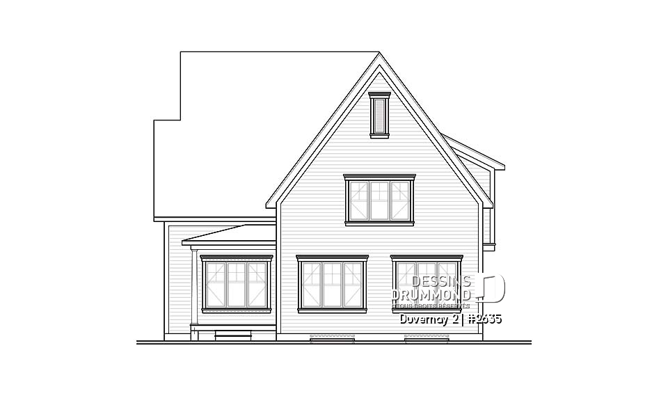 Élévation arrière - Duvernay 2