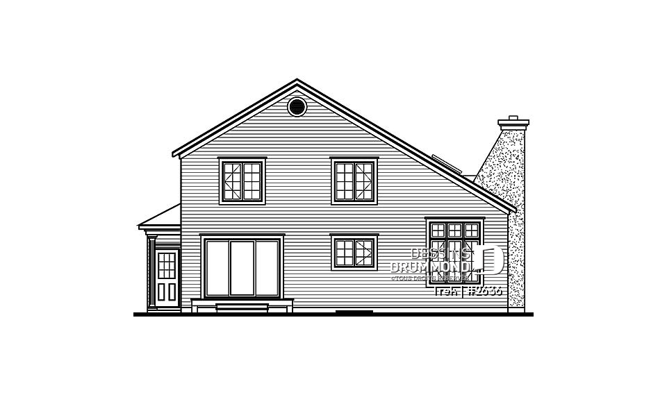 Élévation arrière - Trek