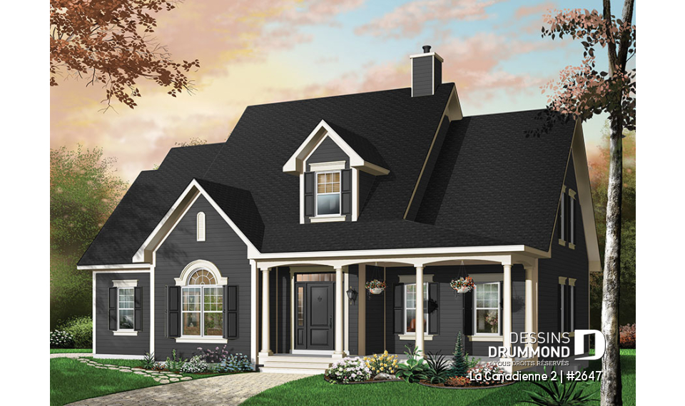Version couleur no. 2 - Vue avant - La Canadienne 2