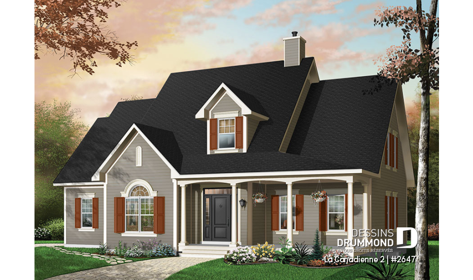 Version couleur no. 6 - Vue avant - La Canadienne 2