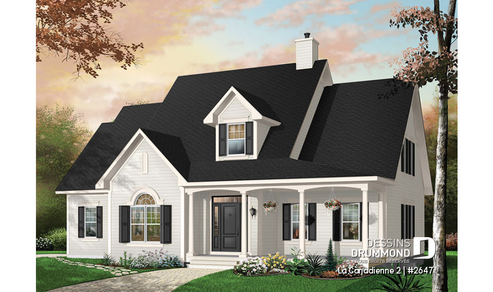 Vue avant - MODÈLE DE BASE - La Canadienne 2