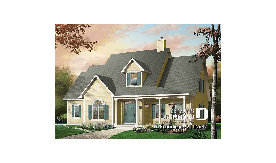 Vue avant – Modèle ORIGINAL - La Canadienne 2