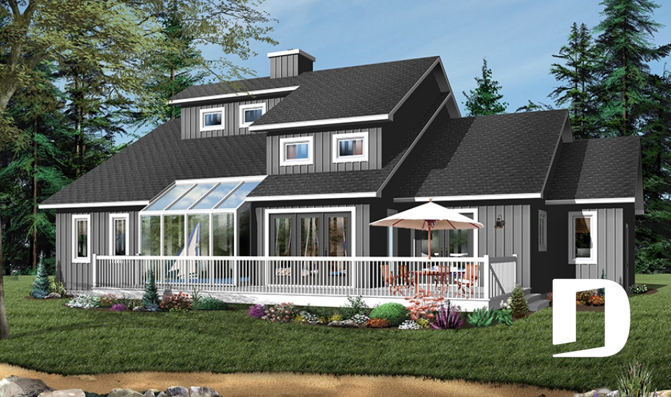 Version couleur no. 1 - Vue arrière -  - Merlot