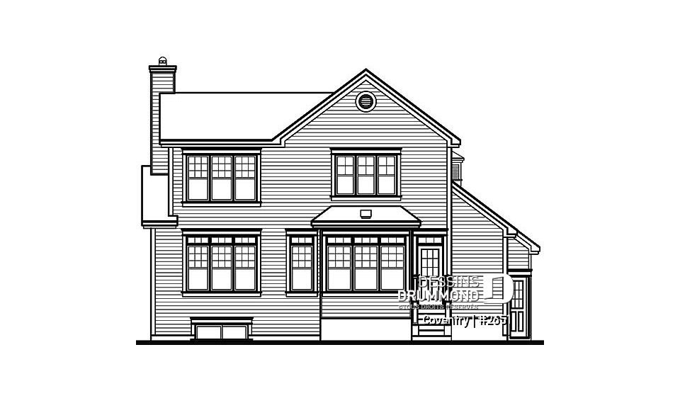 Élévation arrière - Coventry