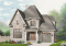 Vue avant - MODÈLE DE BASE - Plan de maison de style Manoir, cuisine fonctionnelle, 3 chambres, garage, vestibule - Covington