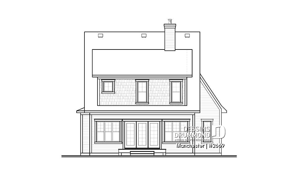 Élévation arrière - Manchester