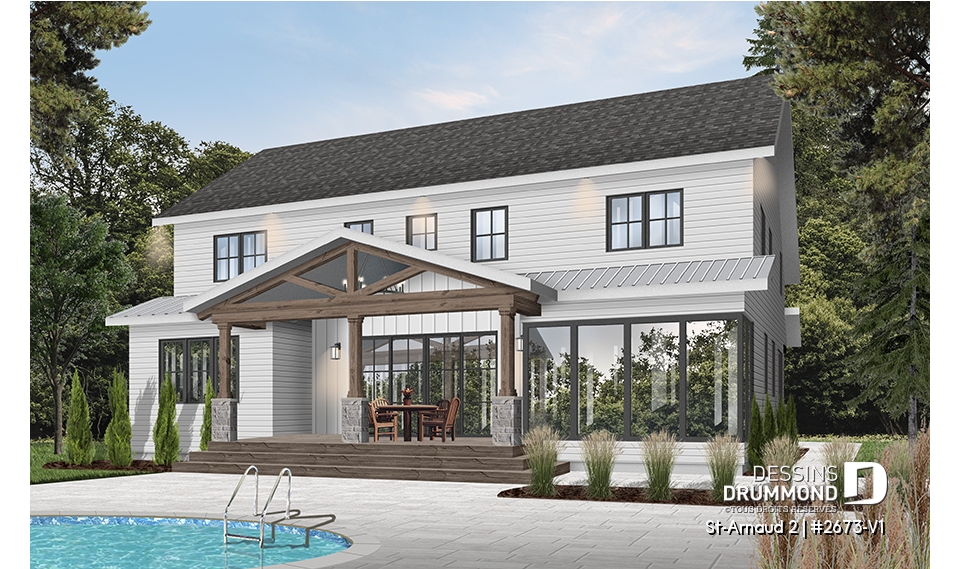 Version couleur no. 1 - Vue arrière - St-Arnaud 2