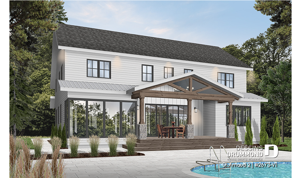 Version couleur no. 1 - Vue arrière - St-Arnaud 2