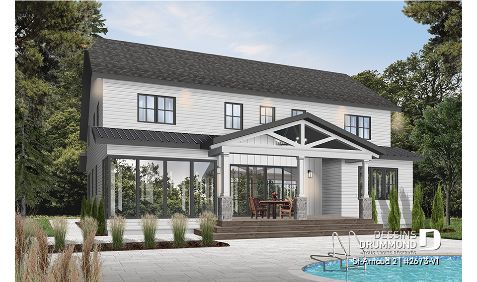 Version couleur no. 2 - Vue arrière - St-Arnaud 2