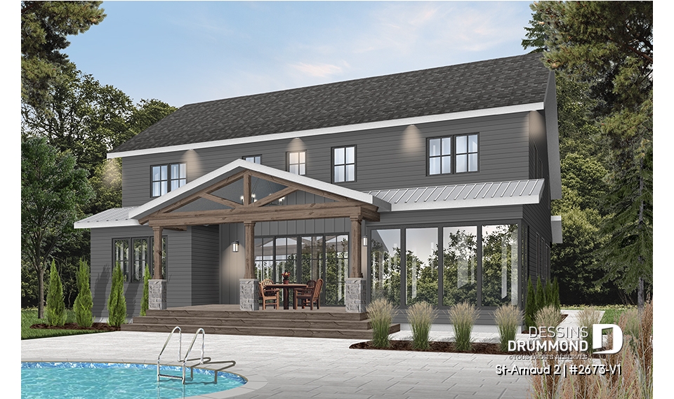 Version couleur no. 3 - Vue arrière - St-Arnaud 2