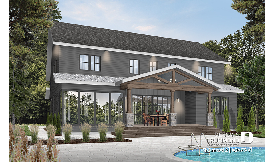 Version couleur no. 3 - Vue arrière - St-Arnaud 2