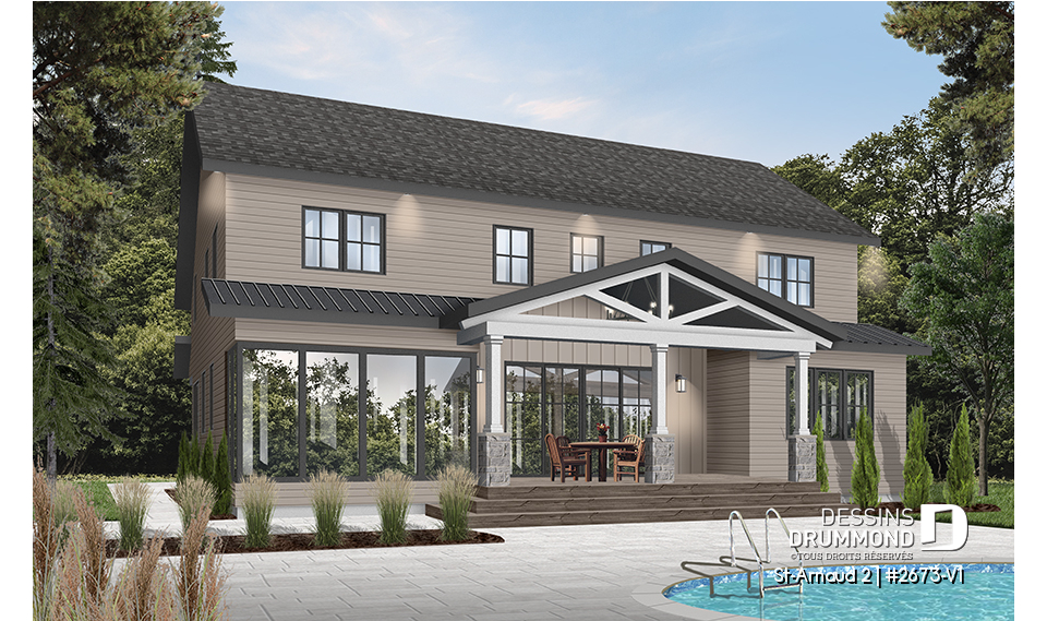 Version couleur no. 4 - Vue arrière - St-Arnaud 2