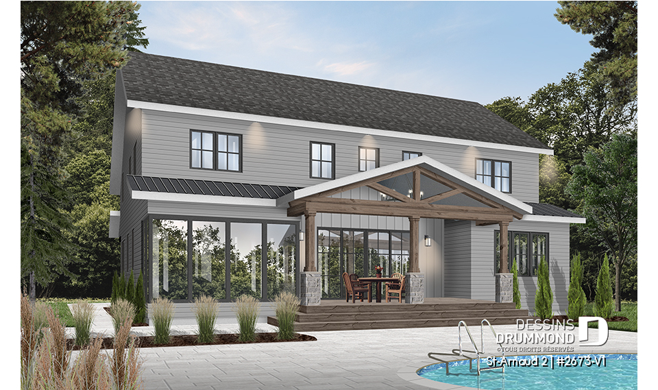 Version couleur no. 4 - Vue arrière - St-Arnaud 2