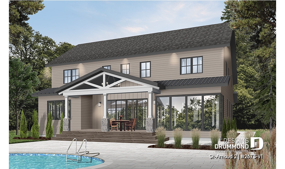 Version couleur no. 5 - Vue arrière - St-Arnaud 2