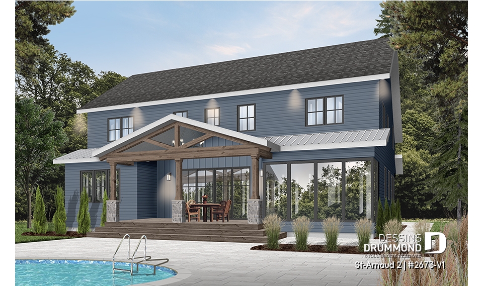 Version couleur no. 6 - Vue arrière - St-Arnaud 2