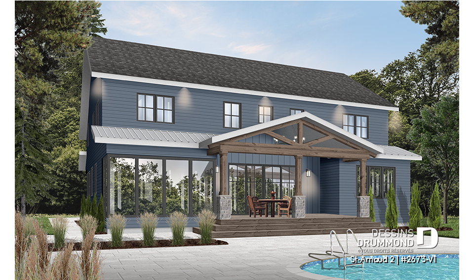 Version couleur no. 6 - Vue arrière - St-Arnaud 2