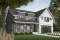 Vue avant - MODÈLE DE BASE - Plan maison style farmhouse champêtre, 5 chambres, 4.5 salles de bain, garage double, superbe fenestration - St-Arnaud 2