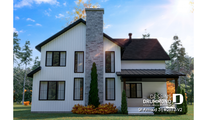 Vue arrière - MODÈLE DE BASE - St-Arnaud 3