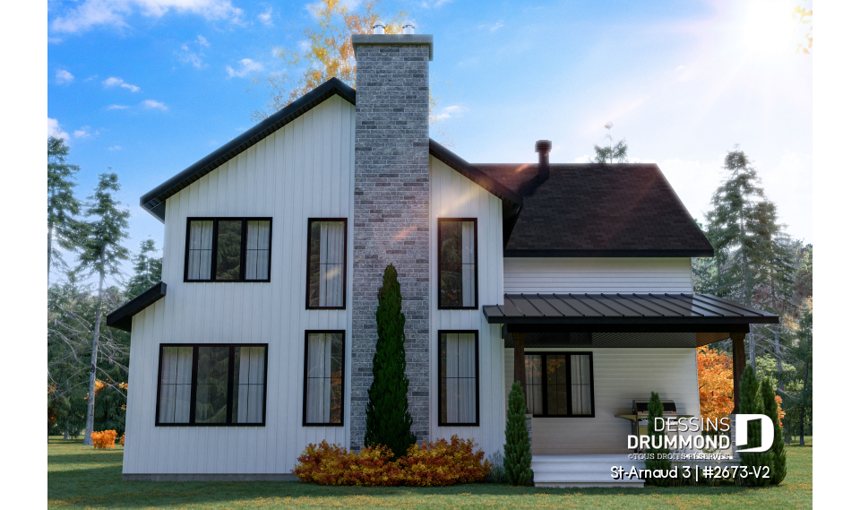 Vue arrière - MODÈLE DE BASE - St-Arnaud 3