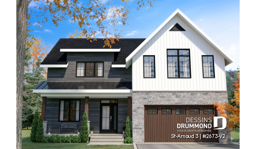Vue avant - MODÈLE DE BASE - St-Arnaud 3