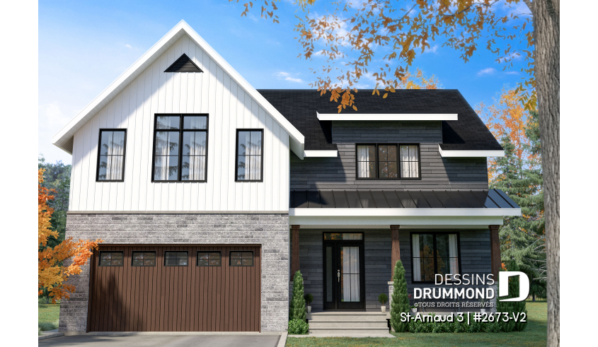 Vue avant - MODÈLE DE BASE - St-Arnaud 3