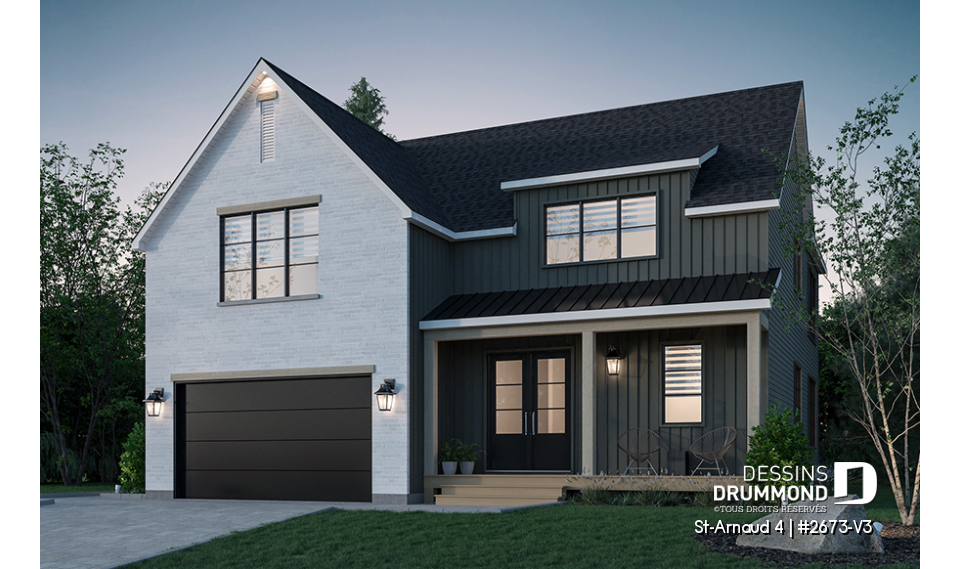 Vue avant - MODÈLE DE BASE - St-Arnaud 4