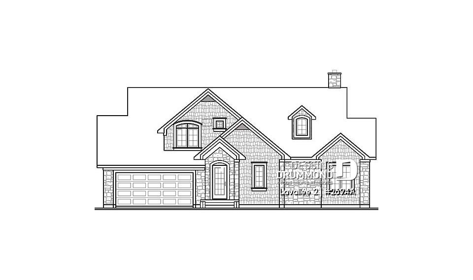 Élévation avant - Lavallée 2