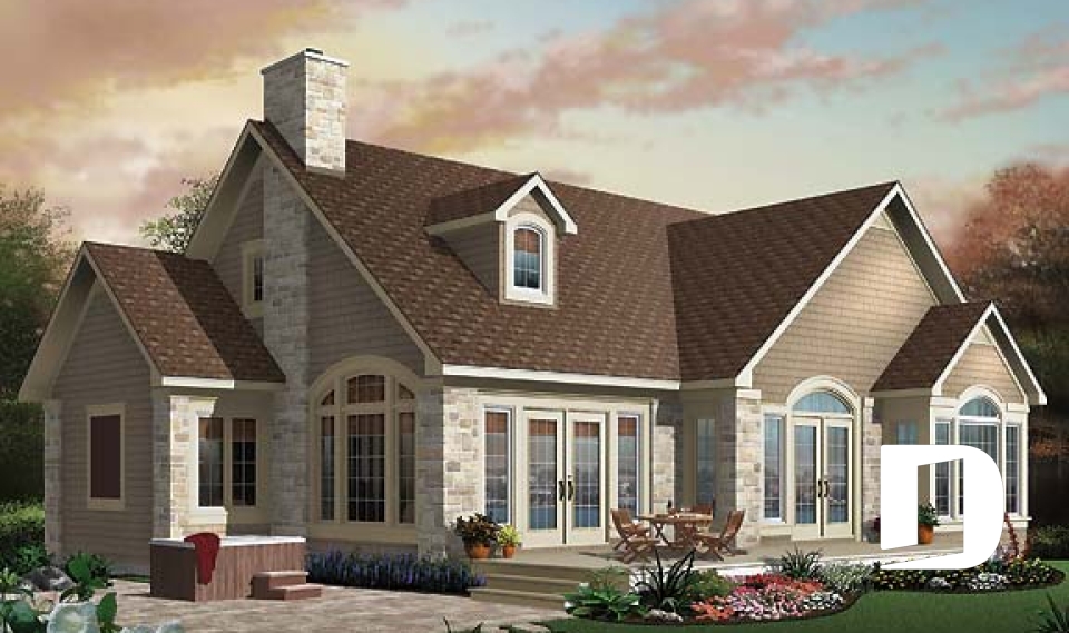 Vue arrière - MODÈLE DE BASE -  - Lavallée 2