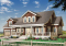 Vue avant - MODÈLE DE BASE - Plan de maison canadienne, 3 chambres, garage double, grand salon avec foyer, salle de télé ou bureau - Coubertin