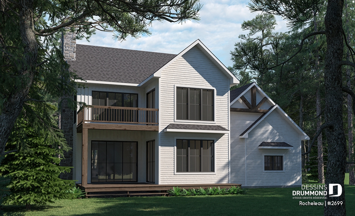 Vue arrière - MODÈLE DE BASE - Rocheleau