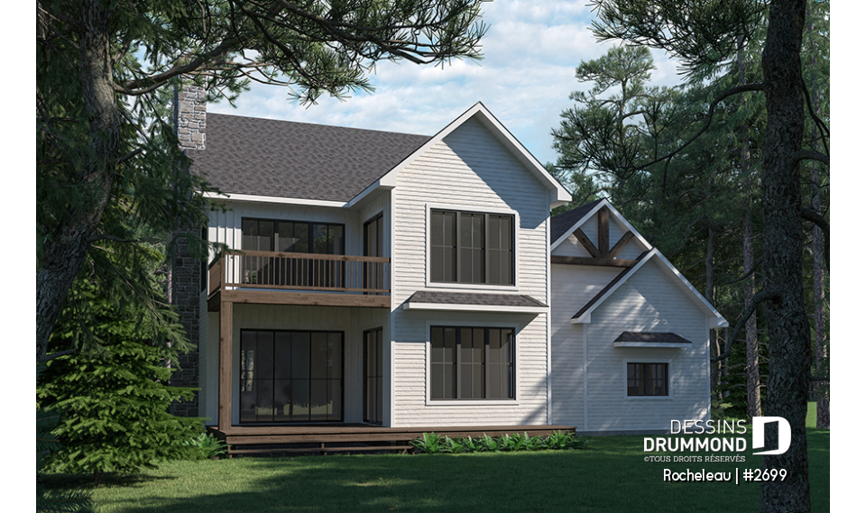 Vue arrière - MODÈLE DE BASE - Rocheleau