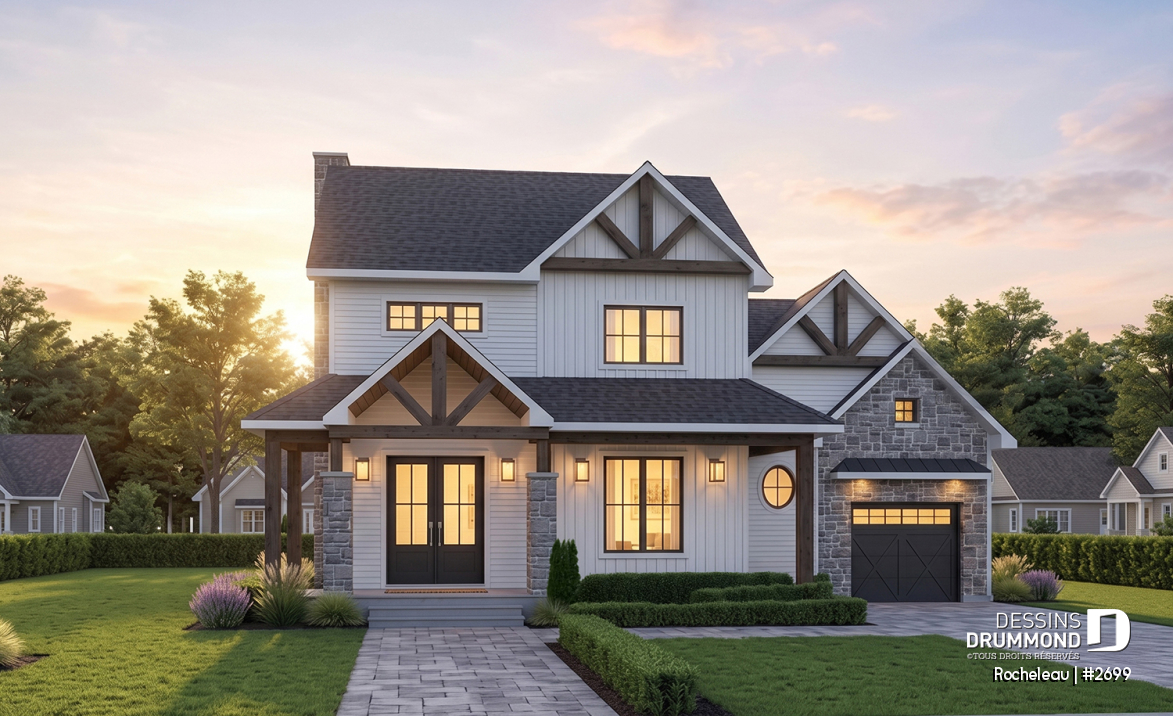 Vue avant - MODÈLE DE BASE - Rocheleau