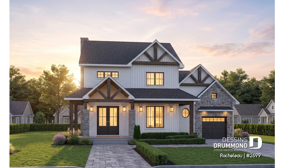 Vue avant - MODÈLE DE BASE - Rocheleau