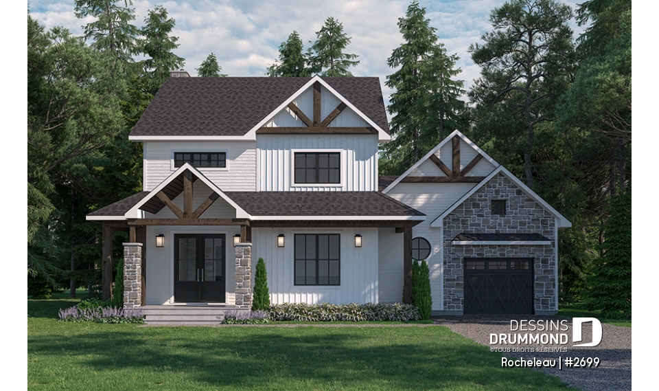 Vue avant - MODÈLE DE BASE - Rocheleau