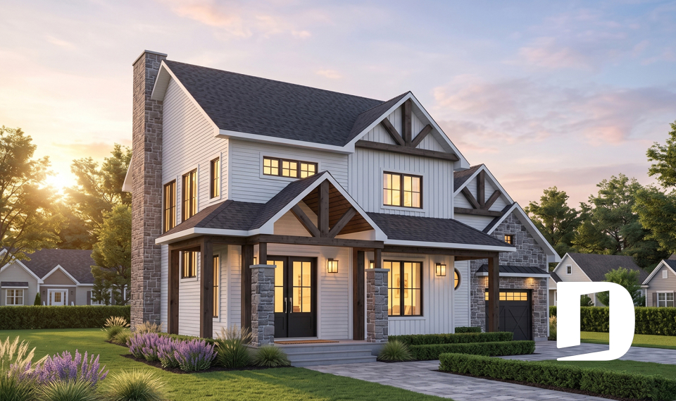 Vue avant - MODÈLE DE BASE -  - Rocheleau