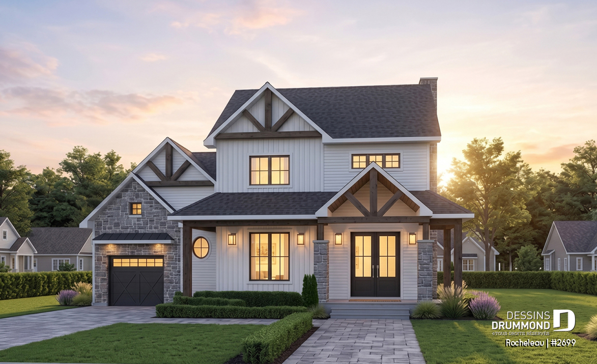 Vue avant - MODÈLE DE BASE - Rocheleau