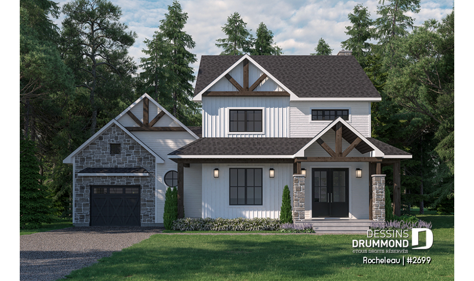 Vue avant - MODÈLE DE BASE - Rocheleau